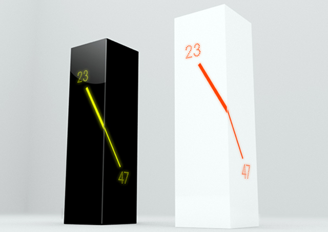 Monolith concept clock looks futuristic