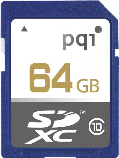 PQI Announces 64 GB SDXC Class 10 Memory Card PQI Announces 64 GB SDXC Class 10 Memory Card