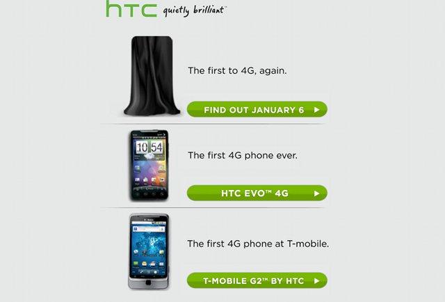 4G HTC Incredible HD to be unveiled on January 6th?