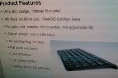 HP set to deliver Bluetooth keyboard accessory