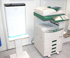 Toshiba green copier produces erasable documents Toshiba green copier produces erasable documents
