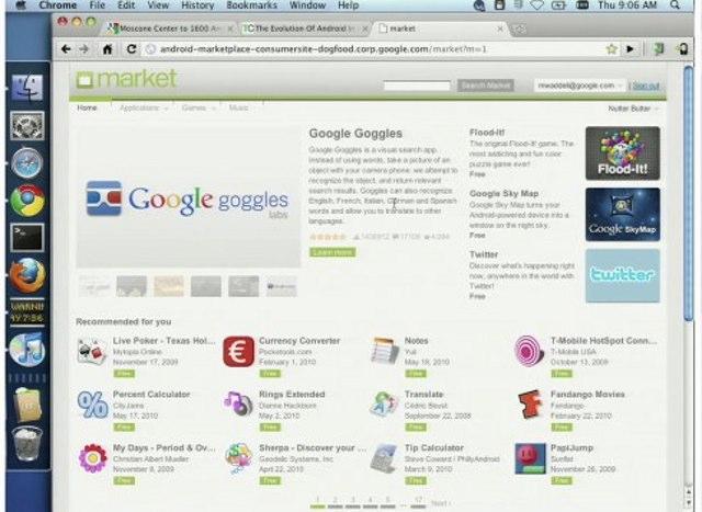 Web based Android Market is ready and raring to go 