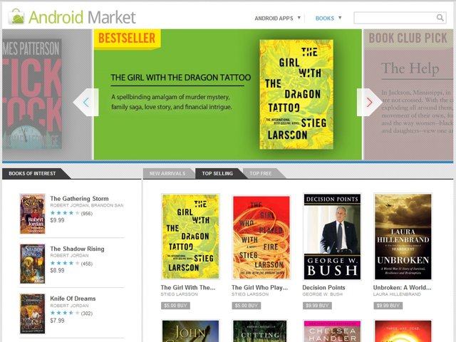 Android Market books