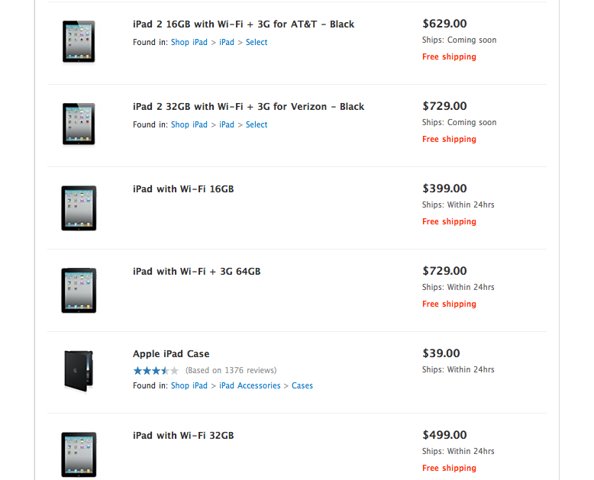 iPad price drop