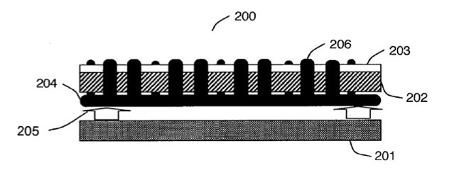 Apple tactile touchscreen patent