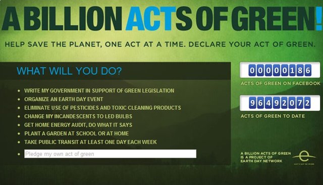 Billion Acts of Green