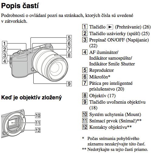 Sony Camera Manual