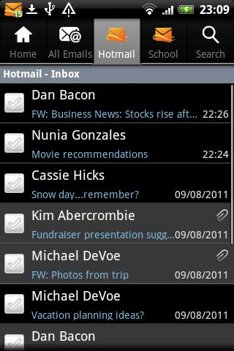 Hotmail app Android