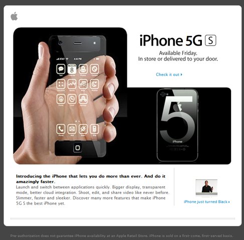 iPhone 5GS scam