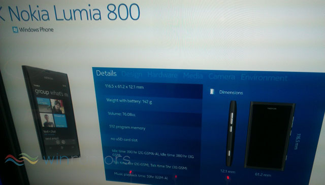 nokia lumia 800