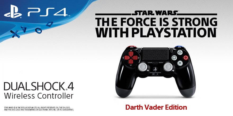 Darth Vader Ps4 Controller Will Now Be Sold By Itself Ubergizmo